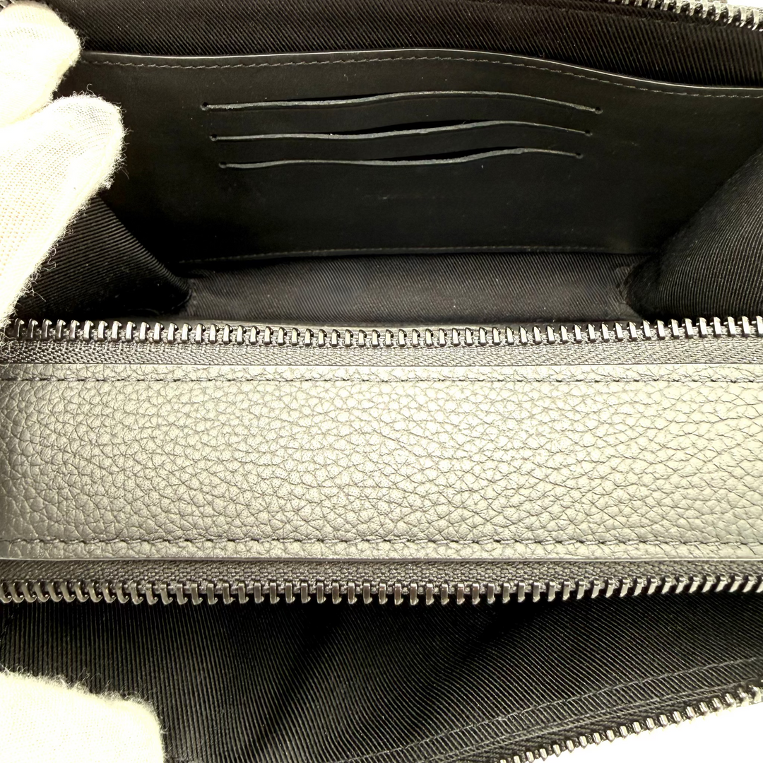 Mens Alpha Wearable Wallet Black on Black