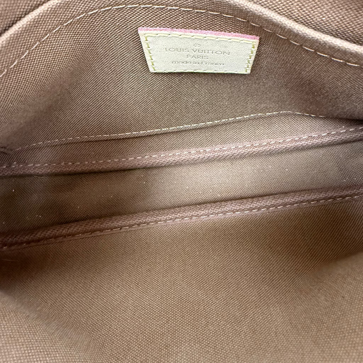 Multi Pochette Accessories Monogram Canvas Bag - Pink Canvas Strap