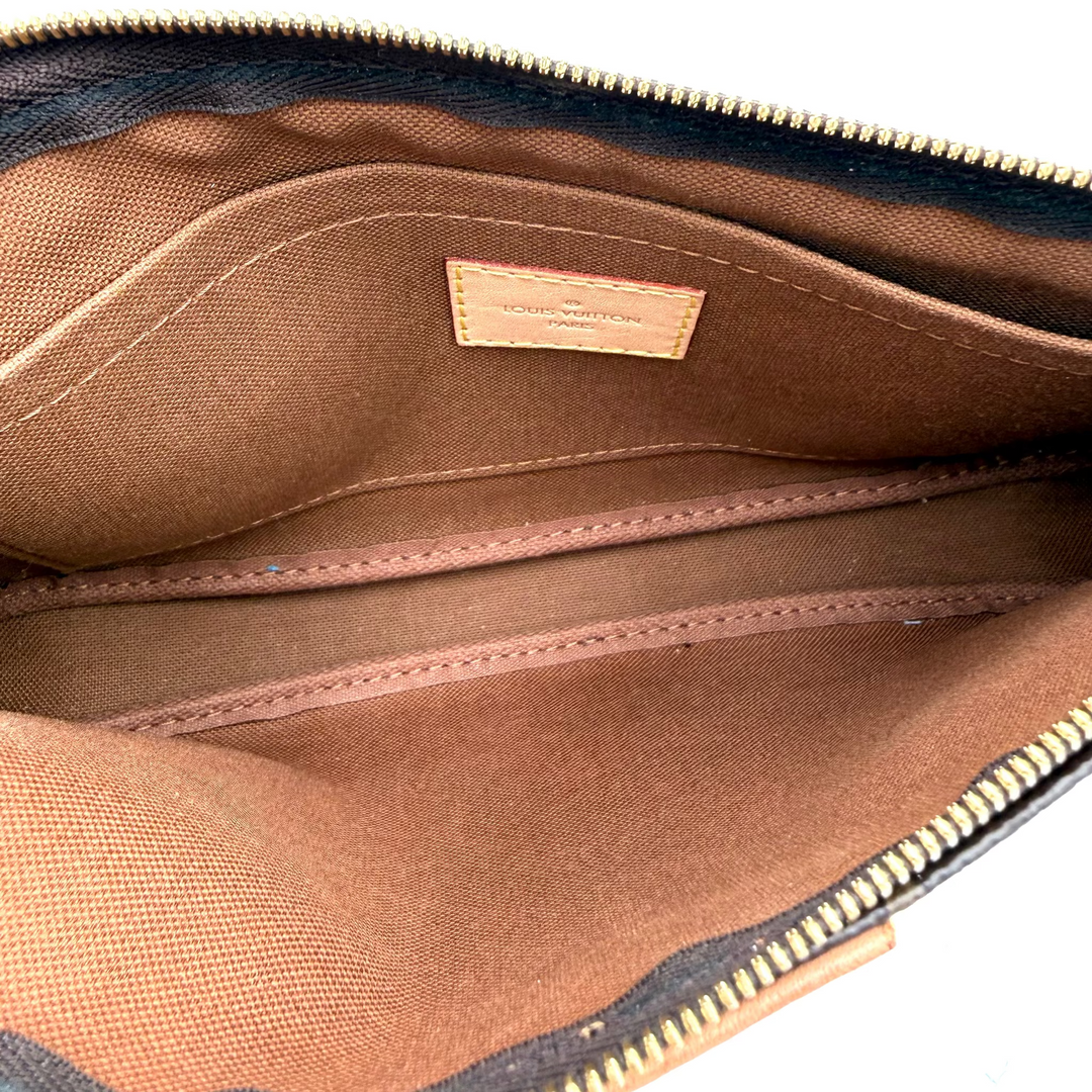 Multi Pochette Accessories Monogram Canvas Bag - Green Canvas Strap