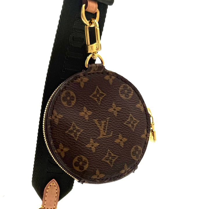 Multi Pochette Accessories Monogram Canvas Bag - Green Canvas Strap