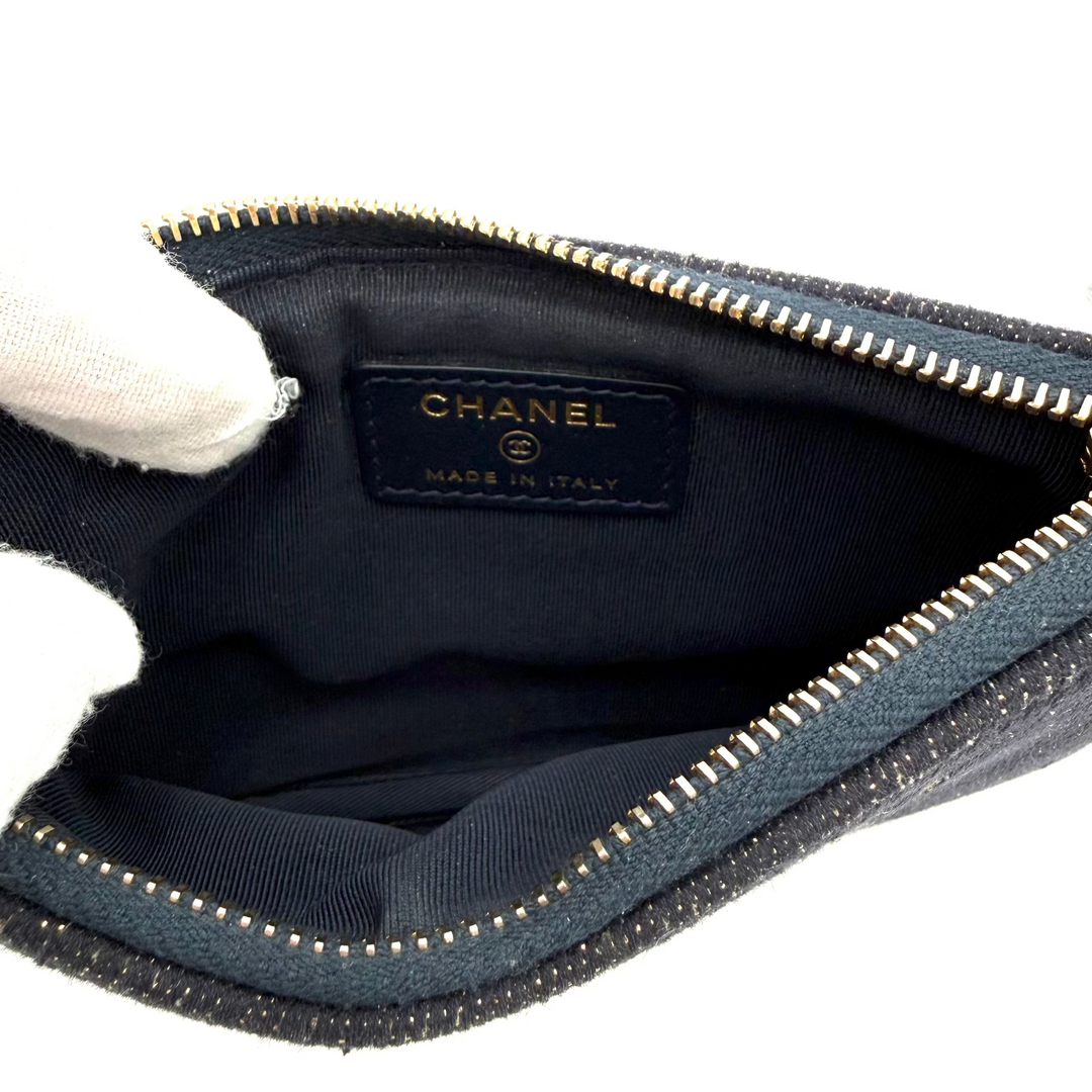 Deauville Denim O Case Mini Clutch