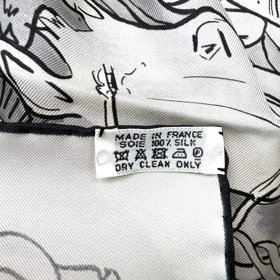 Metamorphoses Par Hermès-Paris Silk Twill Scarf by Philippe Dumas