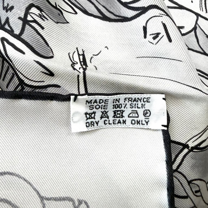 Metamorphoses Par Hermès-Paris Silk Twill Scarf by Philippe Dumas