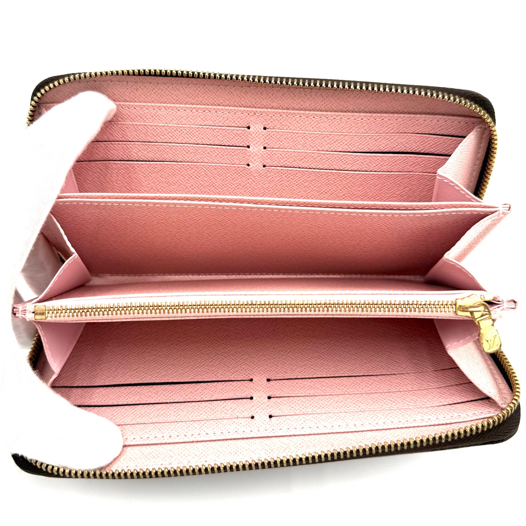 Monogram Zippy Wallet Pink Interior