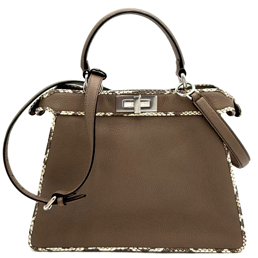 Peekaboo I See U Medium Leather Bag