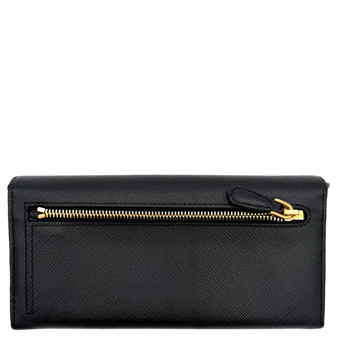 Large Saffiano Leather Bifold Wallet