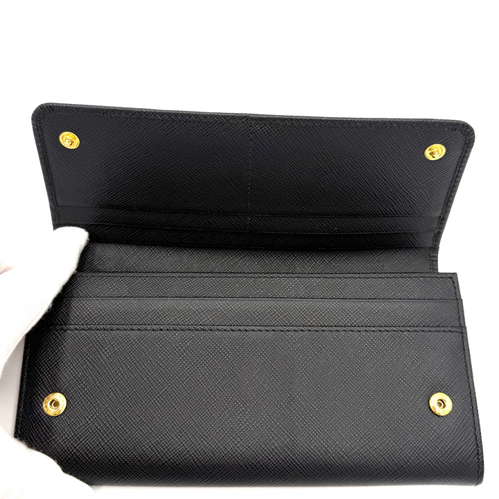 Large Saffiano Leather Bifold Wallet