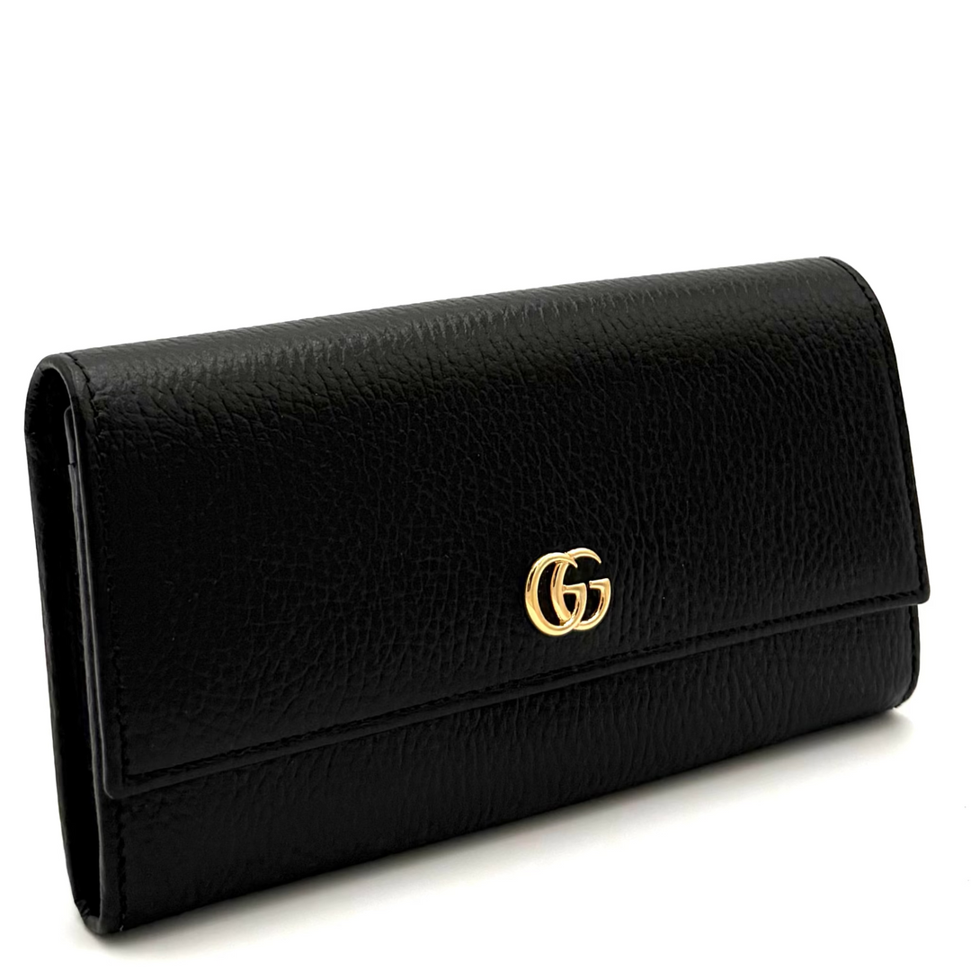 GG Marmont Continental Leather Wallet
