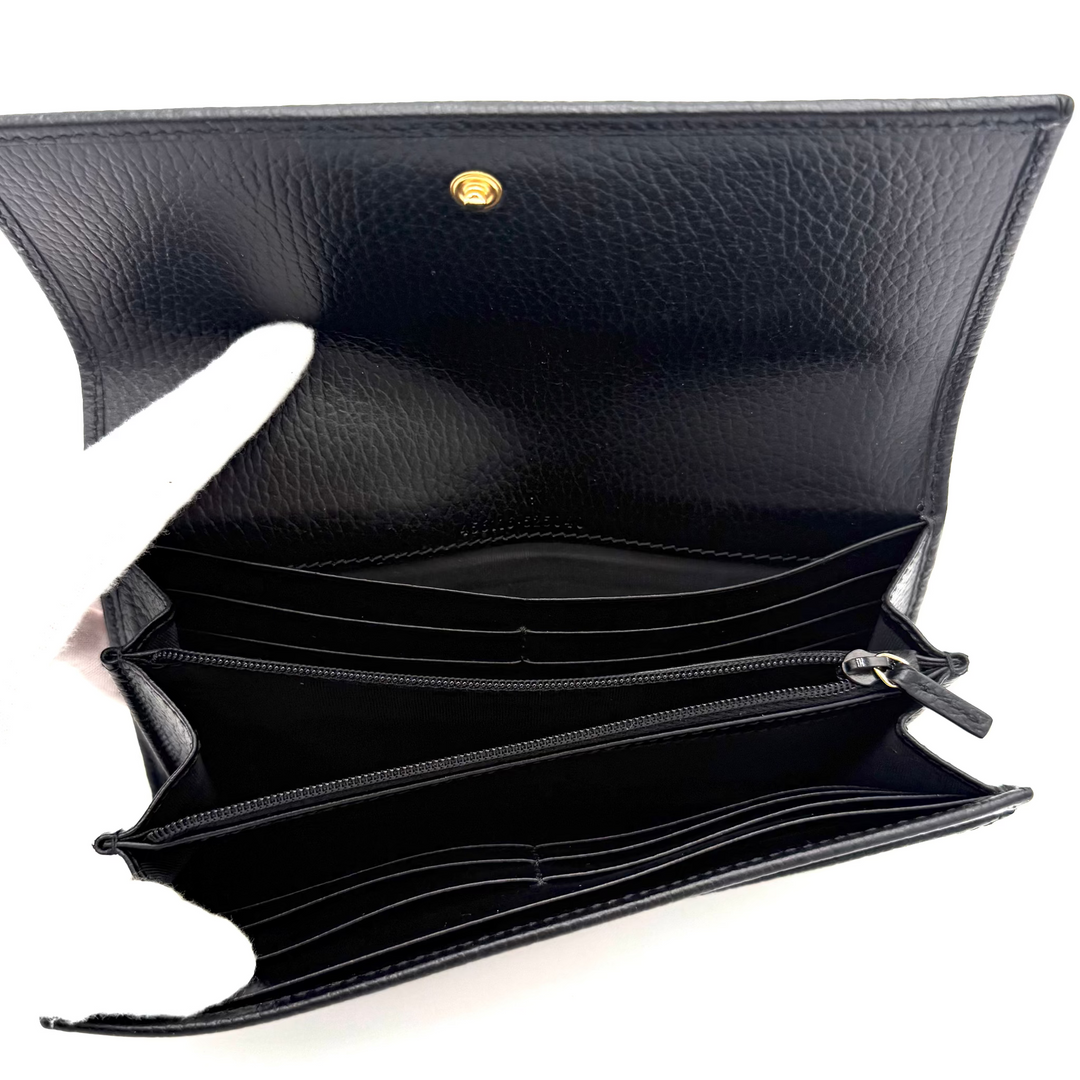 GG Marmont Continental Leather Wallet