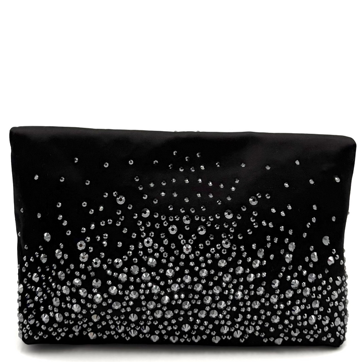Mulberry Clemmie Satin Embellished Clutch