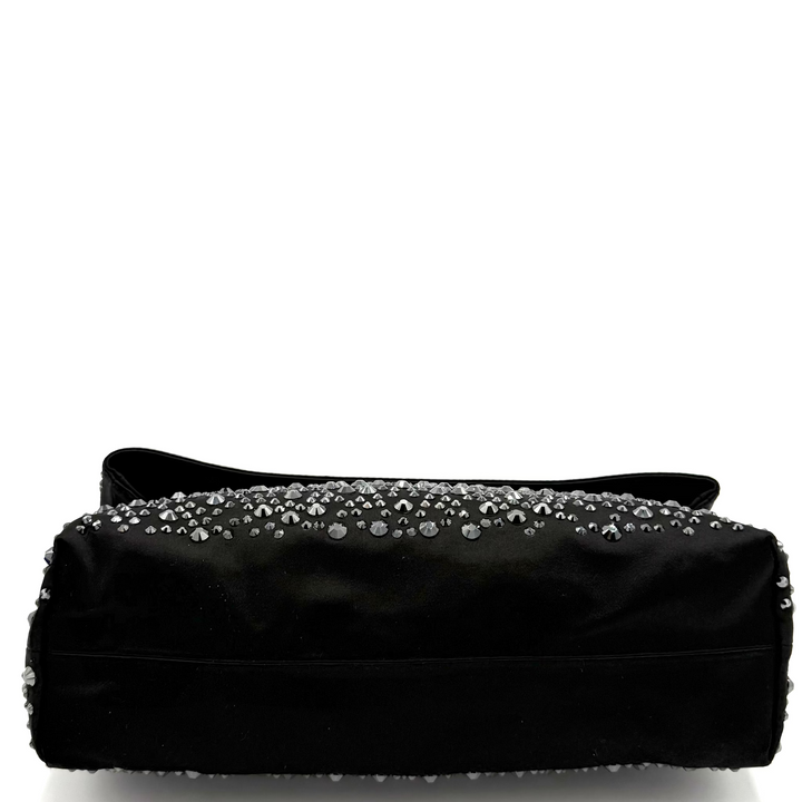 Mulberry Clemmie Satin Embellished Clutch