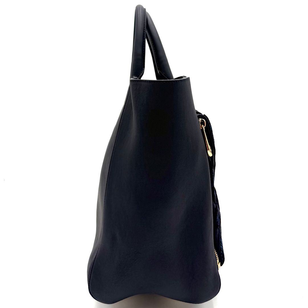 Mulberry Willow Indigo Large Tote Bag