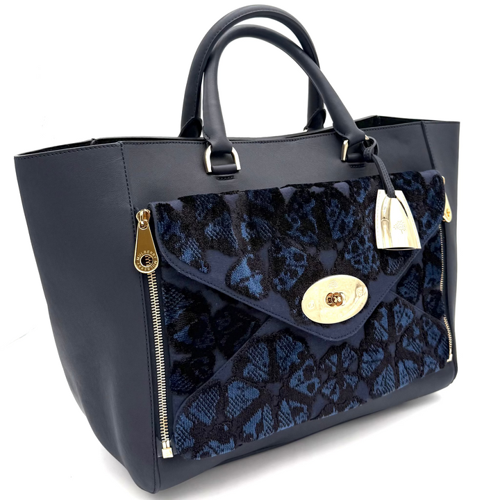 Mulberry Willow Indigo Large Tote Bag