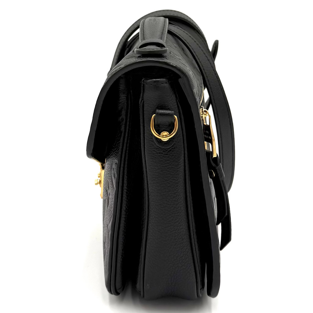 Black Empreinte Leather Pochette Métis