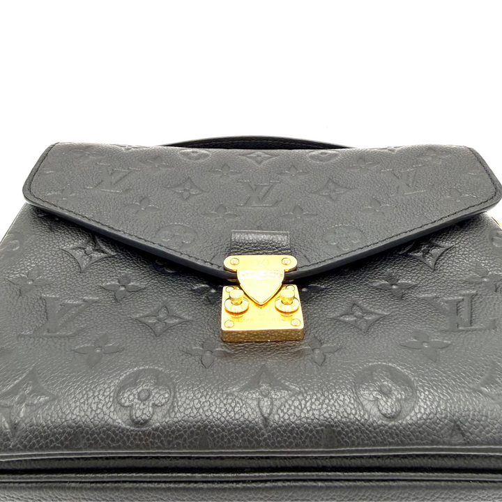 Black Empreinte Leather Pochette Métis