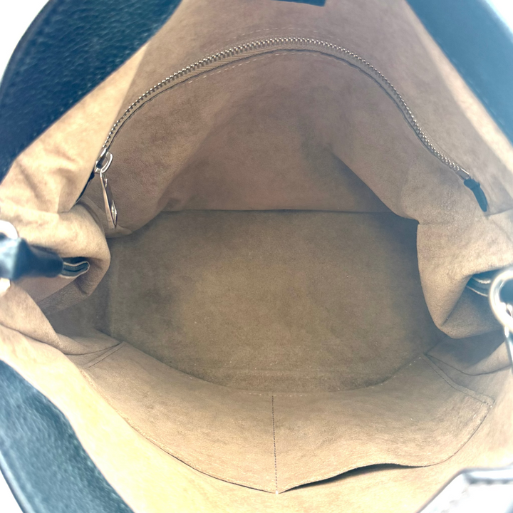 Mahina Babylone PM Bag in Black Leather