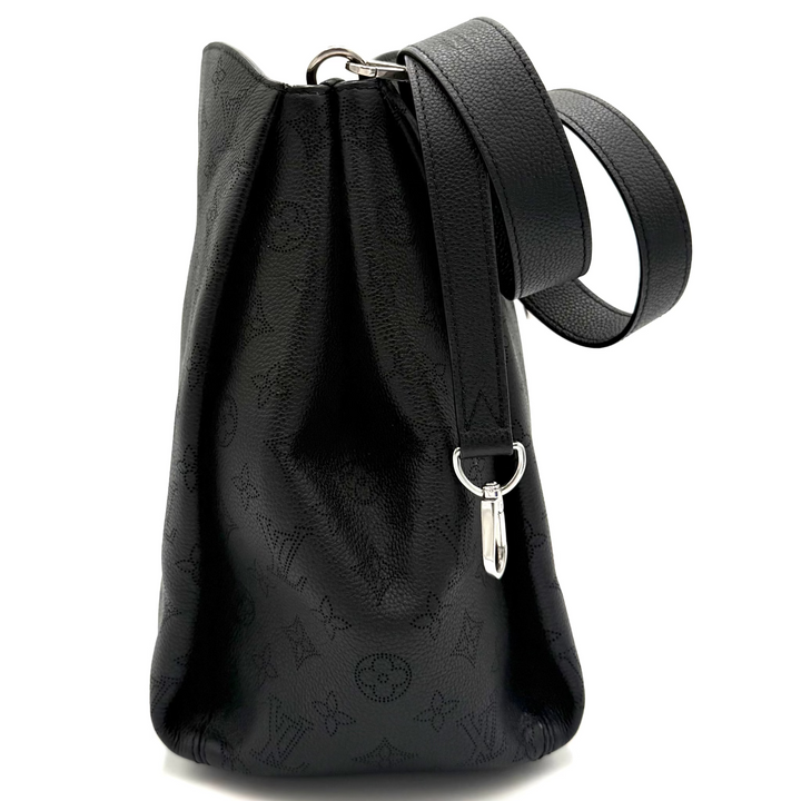Mahina Babylone PM Bag in Black Leather