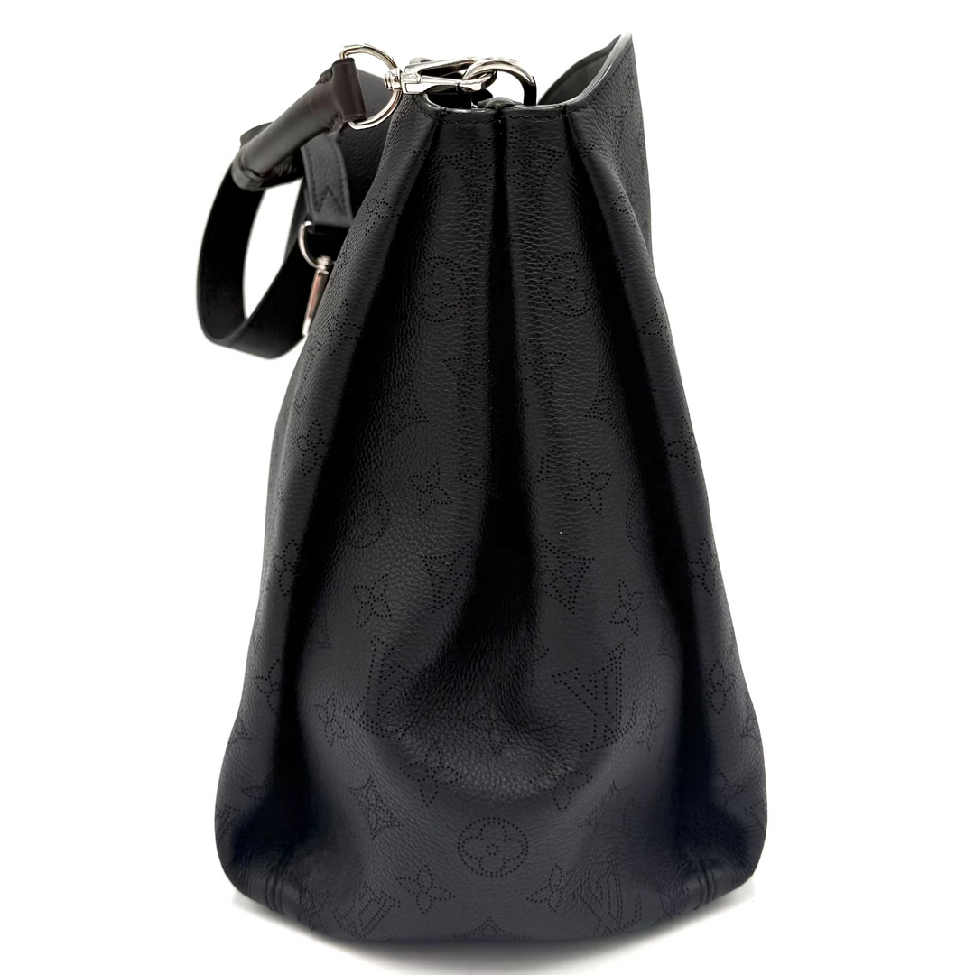 Mahina Babylone PM Bag in Black Leather