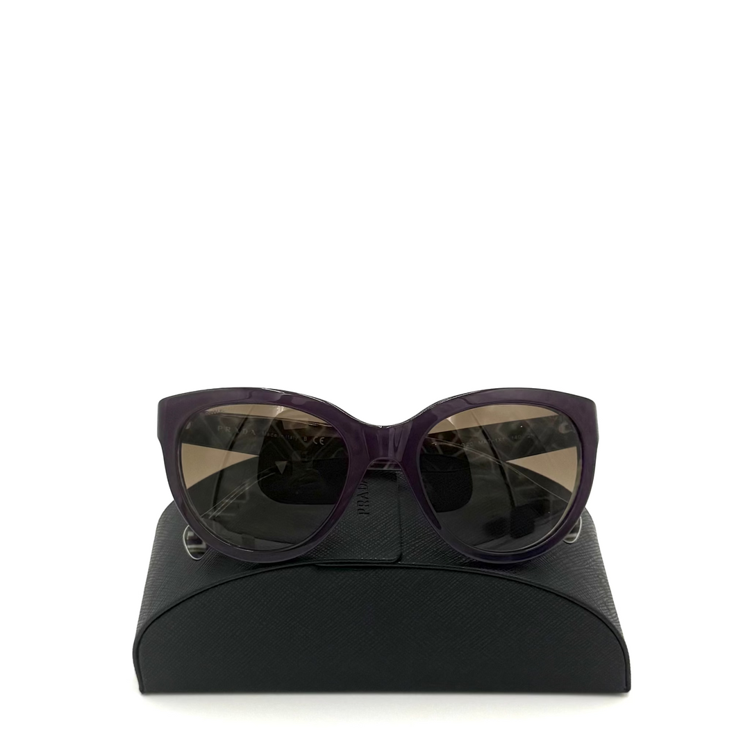 Violet Cat Eye Acetate Sunglasses