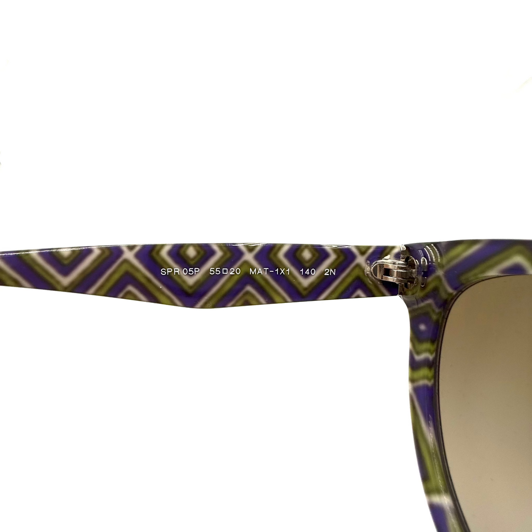 Violet Cat Eye Acetate Sunglasses
