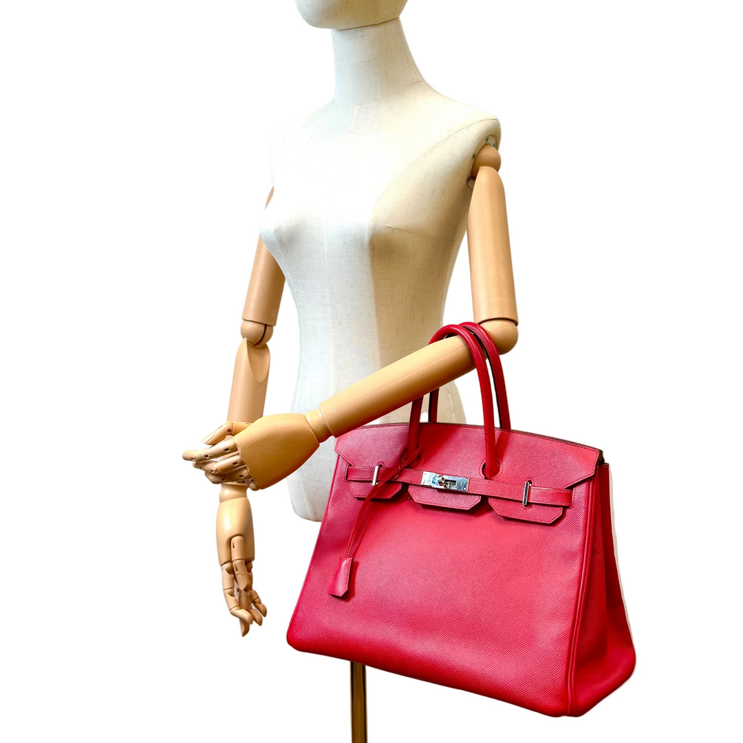Hermès Birkin 35 Bougainvillier in Epsom Leather