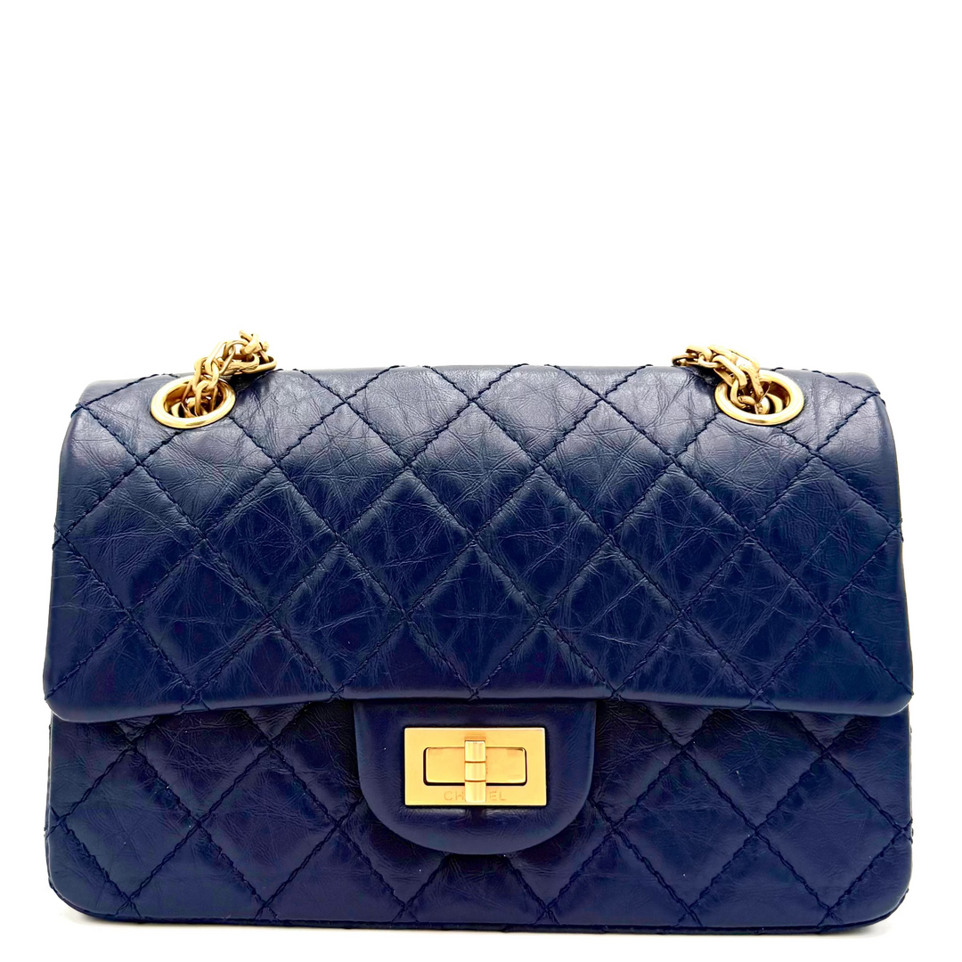 2.55 Reissue Mini Aged Calfskin Quilted Leather Bag