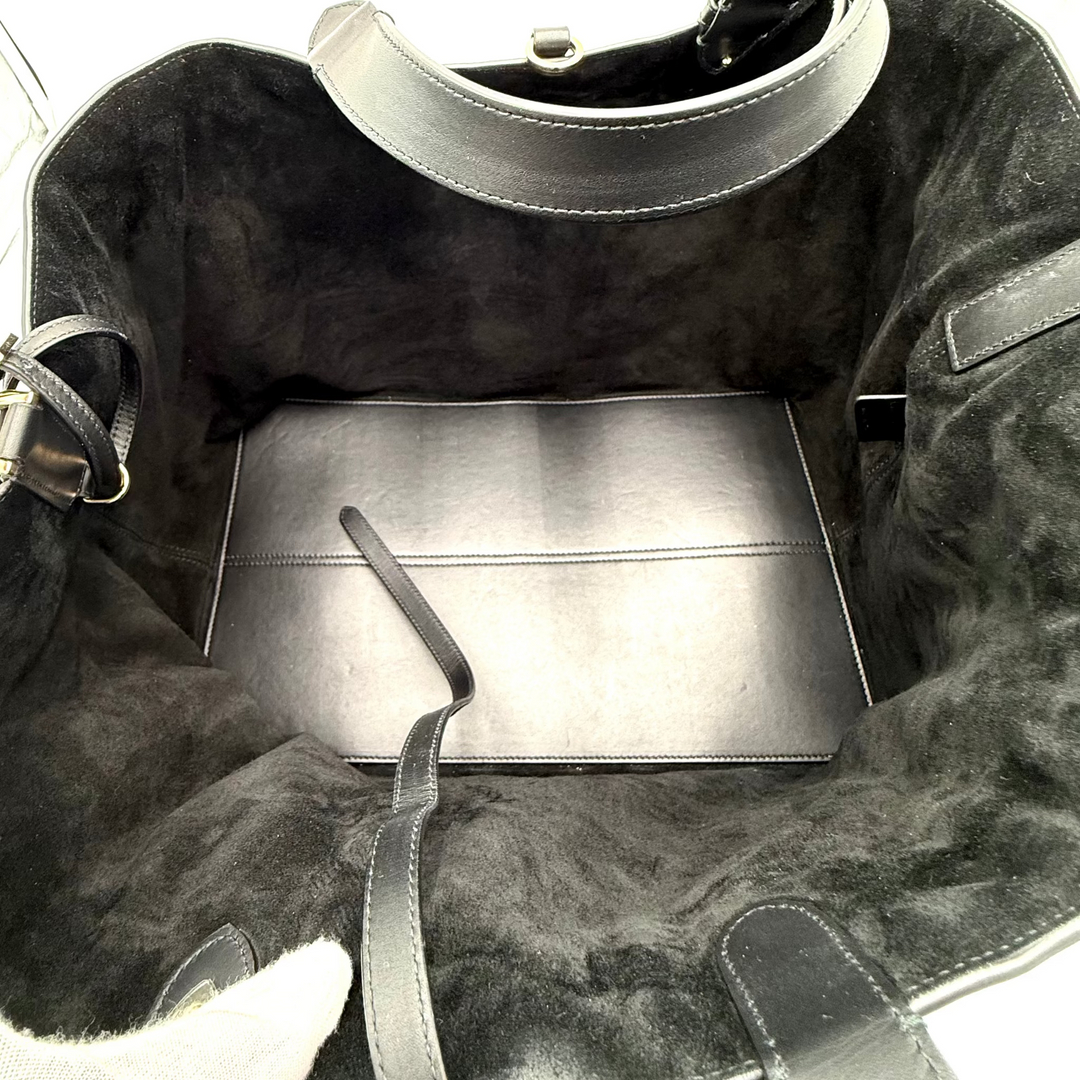 Always Large Macrocannage Calfskin Leather Bag