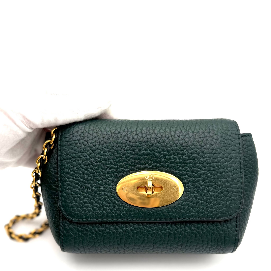 Mini Lily Grained Leather Bag
