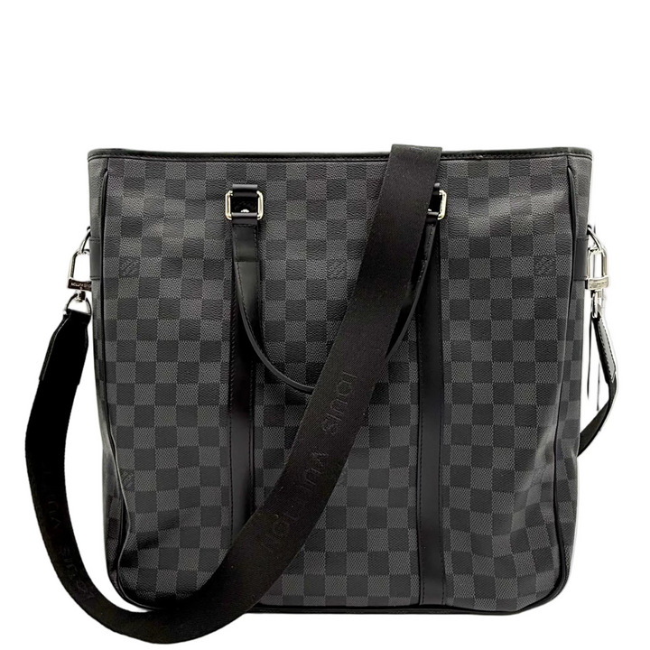 Tadao PM Damier Graphite Canvas Tote Bag