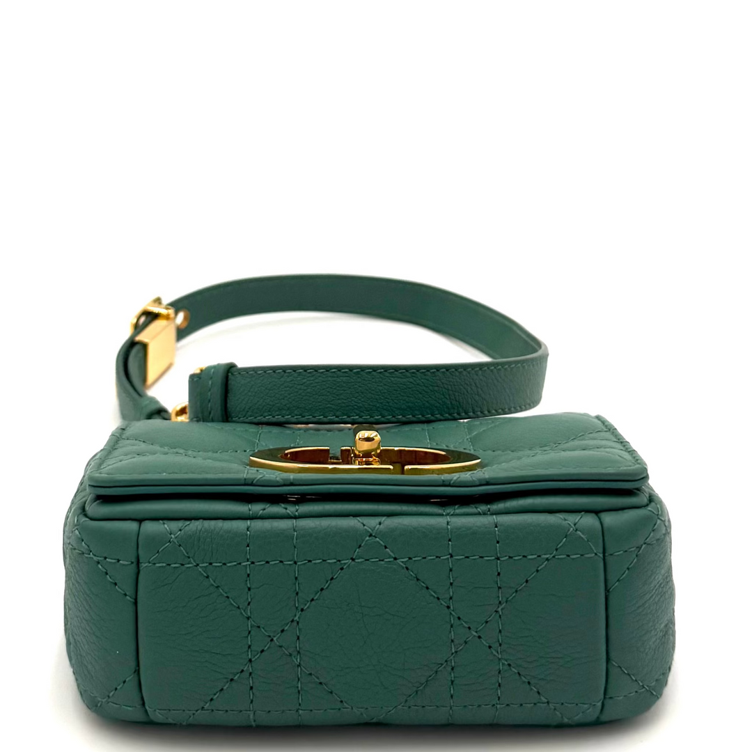 Caro Micro Cannage Quilted Leather Bag