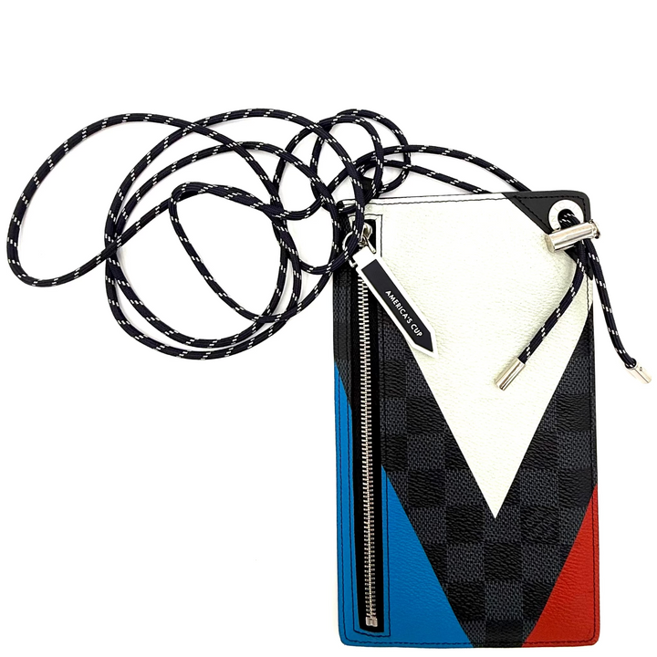 America's Cup 2017 Leather Pouch Crossbody Bag
