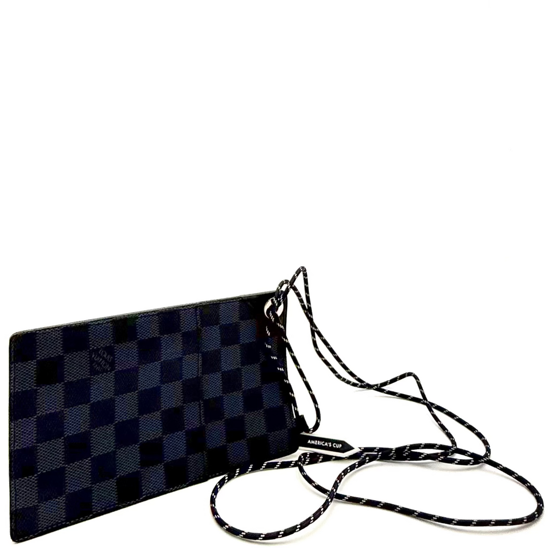 America's Cup 2017 Leather Pouch Crossbody Bag
