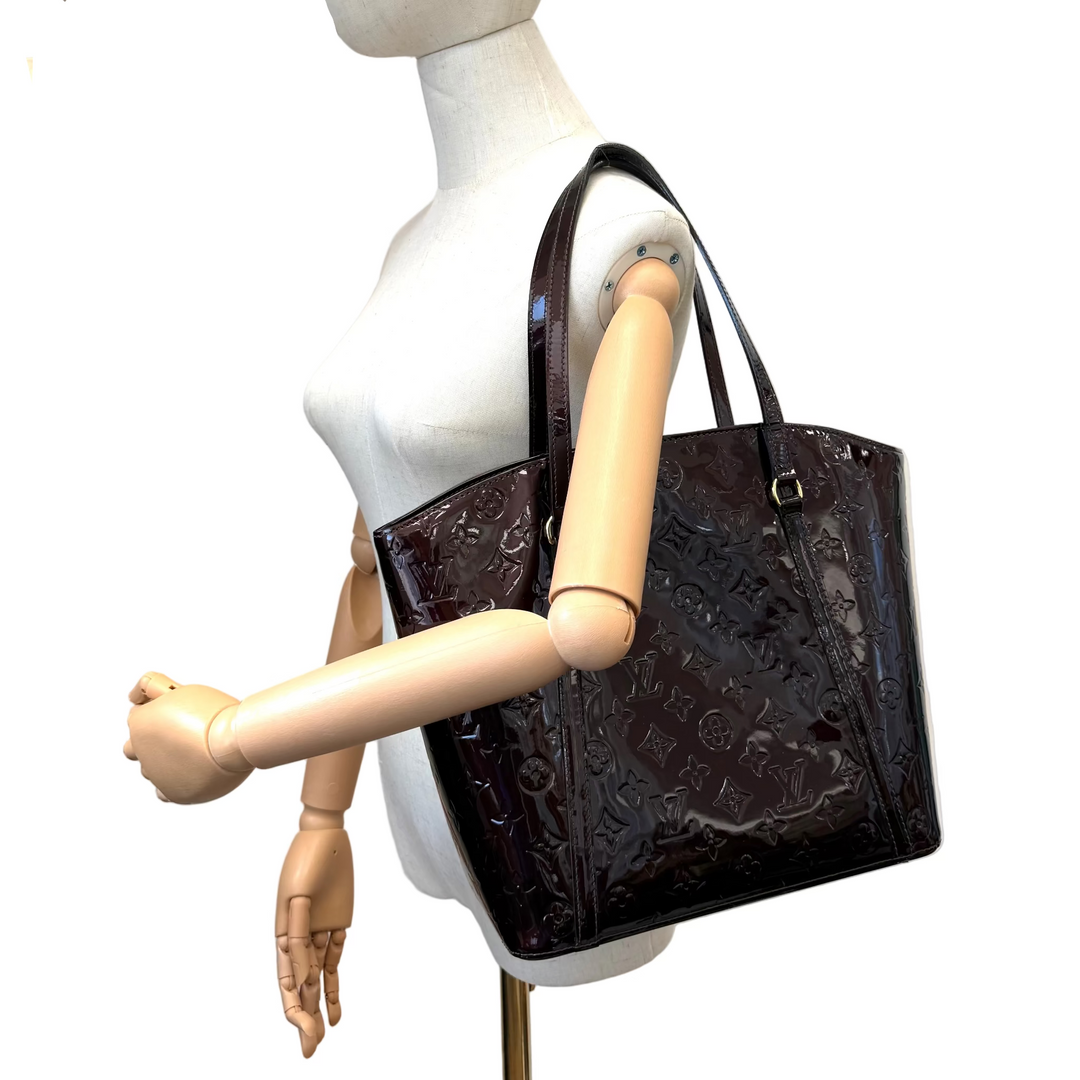 Monogram Vernis Amarante Tote