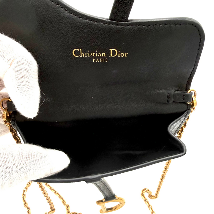 Saddle Nano Leather Belt Crossbody Bag
