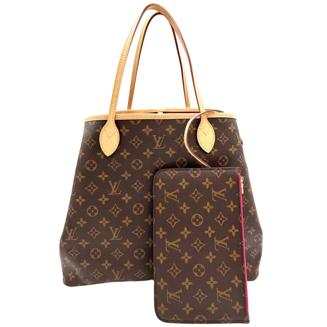 Neverfull GM Monogram Canvas Bag with Pouch
