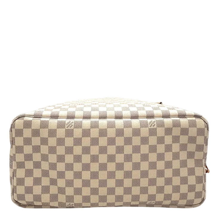 Neverfull GM Damier Azur Canvas Tote Bag with Pouch