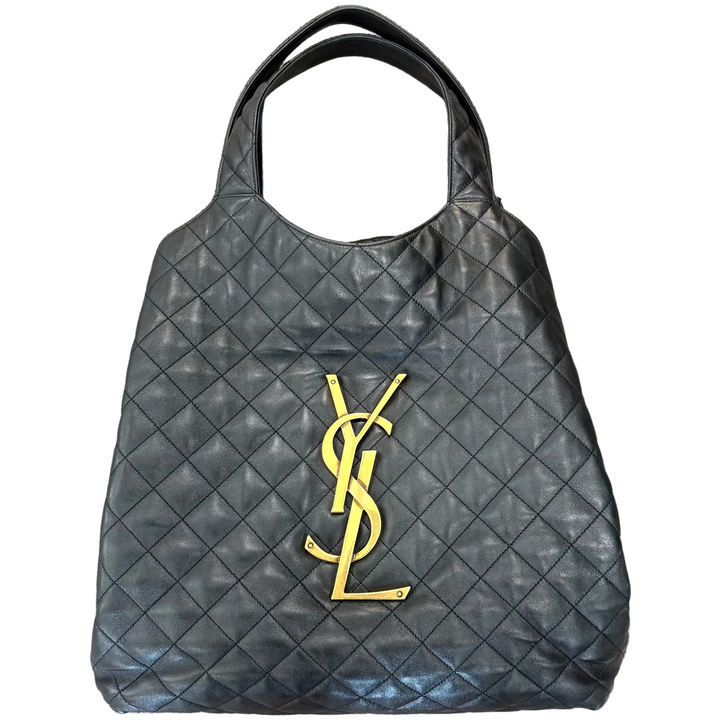 ICare Large Quilted Lambskin Bag with Pouch