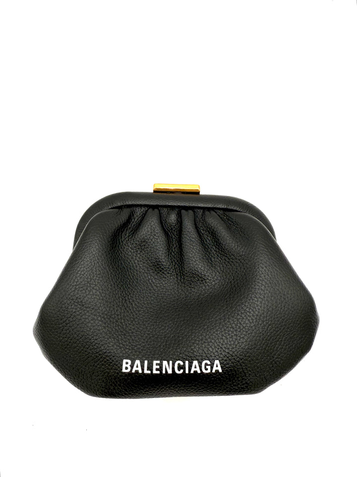Cloud Grained Calfskin Leather Coin Purse