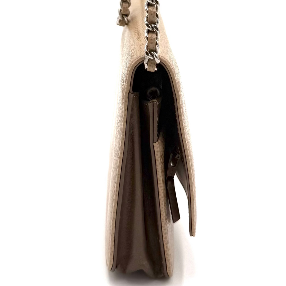 Timeless CC Caviar Leather Wallet on Chain