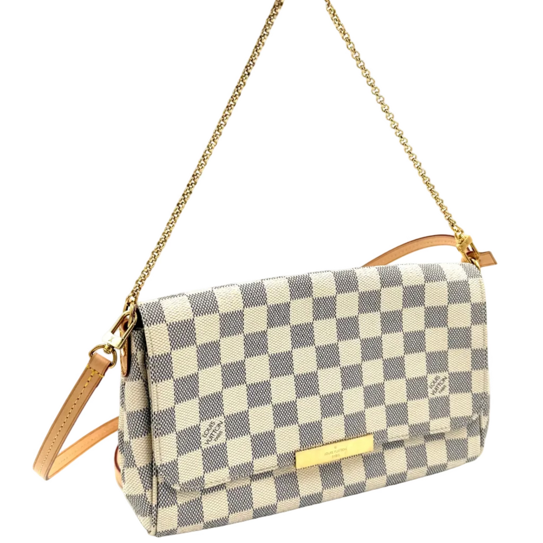 Favorite MM Damier Azur Crossbody Bag