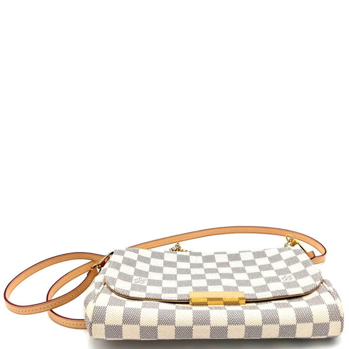 Favorite MM Damier Azur Crossbody Bag