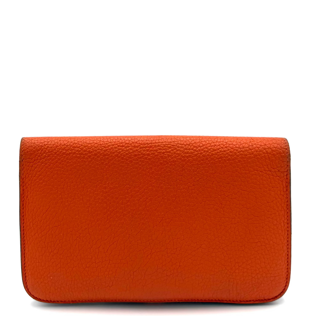 Dogon Duo Continental Clemence Leather Wallet