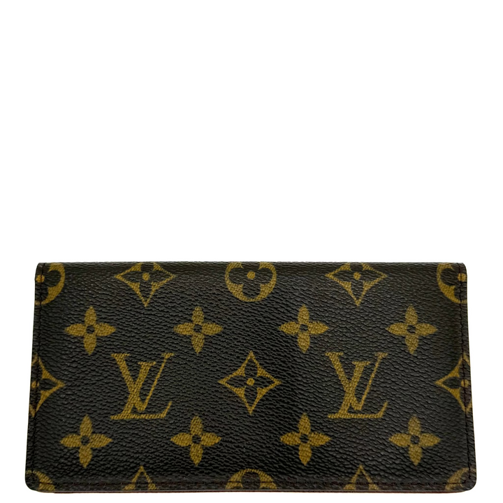 Monogram Canvas Checkbook Holder