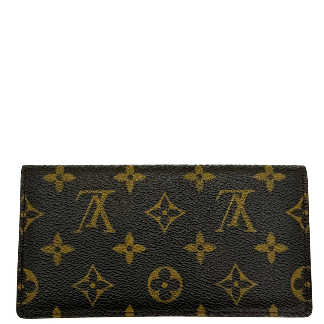 Monogram Canvas Checkbook Holder