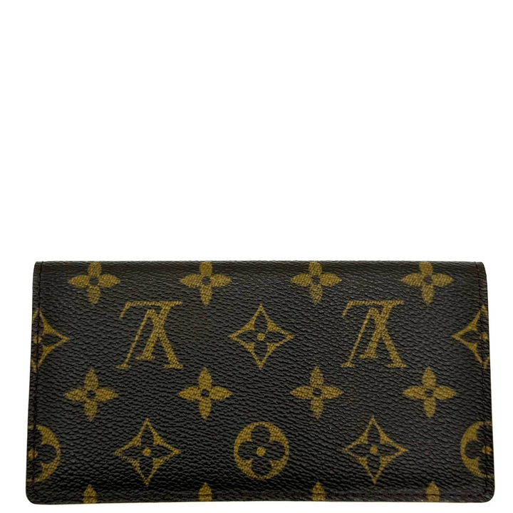 Monogram Canvas Checkbook Holder