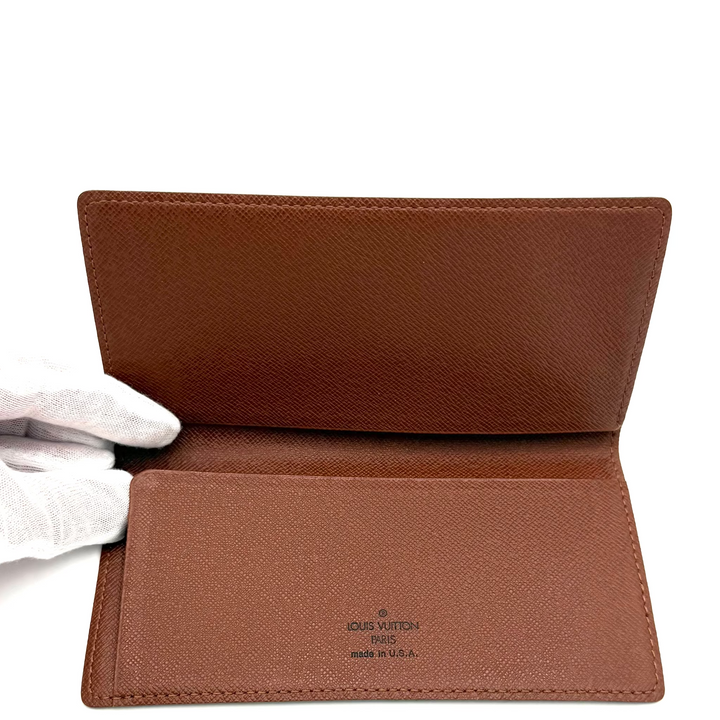 Monogram Canvas Checkbook Holder