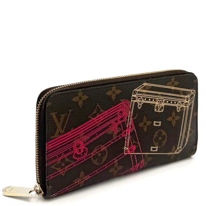 Monogram Canvas Limited Edition Trunks Zippy Wallet