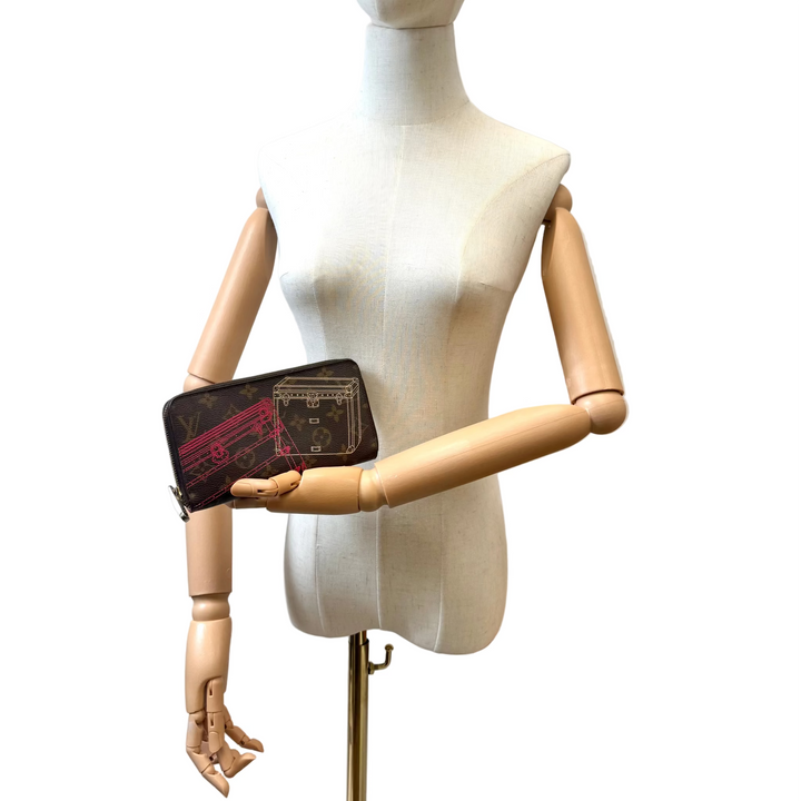 Monogram Canvas Limited Edition Trunks Zippy Wallet