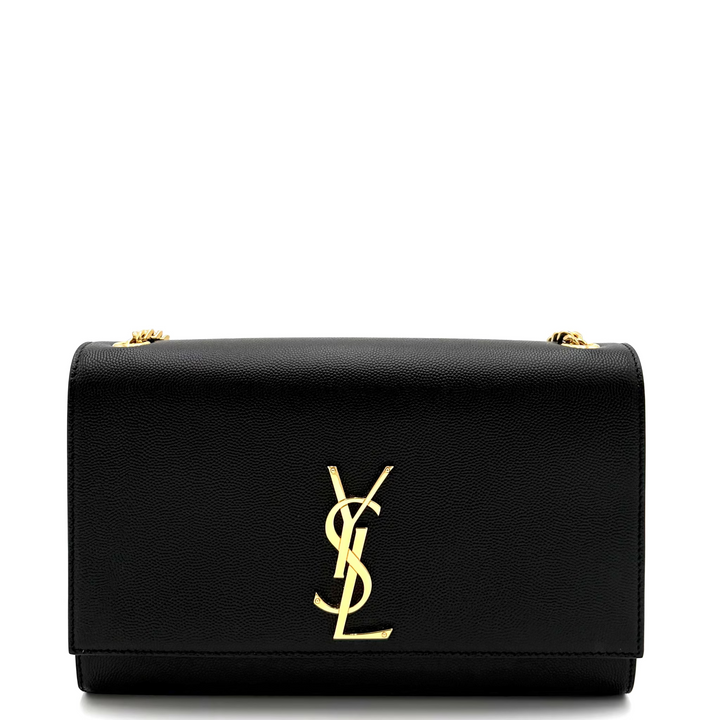 Kate Medium Grain de Poudre Embossed Leather Shoulder Bag