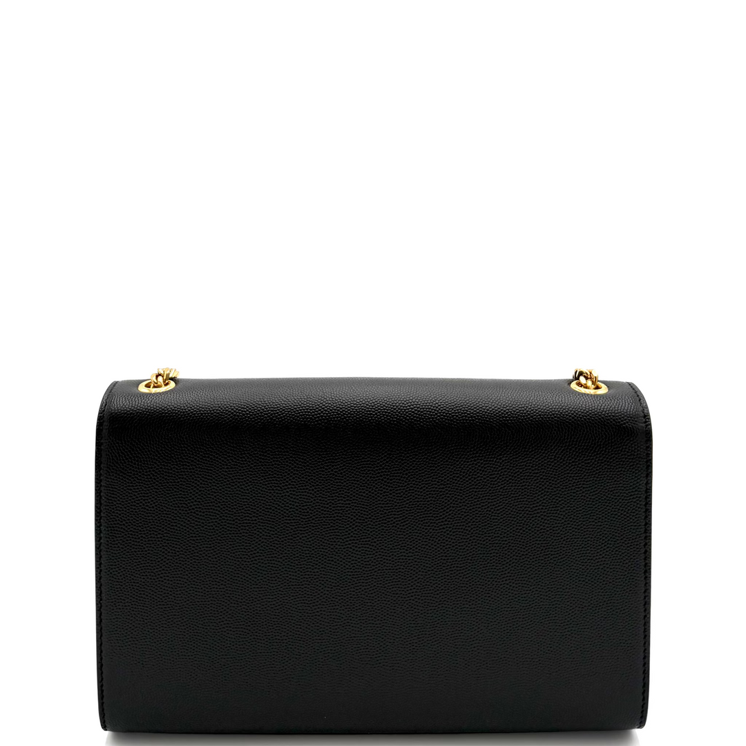 Kate Medium Grain de Poudre Embossed Leather Shoulder Bag